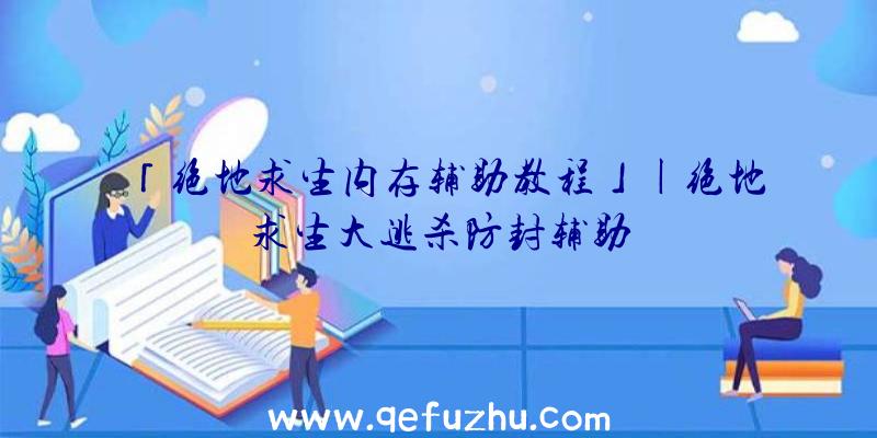 「绝地求生内存辅助教程」|绝地求生大逃杀防封辅助